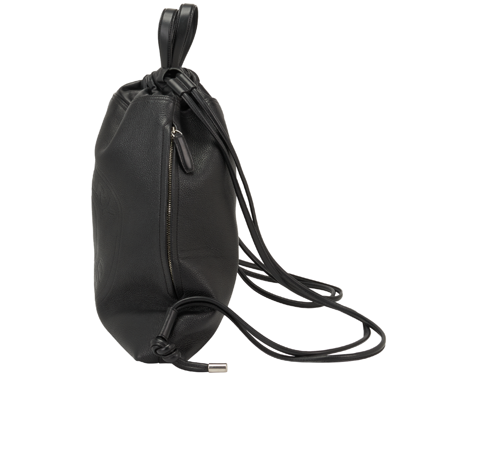 Urban Logo Backpack, &pound;250, Handbags, Black, Leather, Bottom view